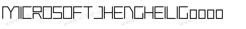 MicrosoftJhengHeiLig字体转换