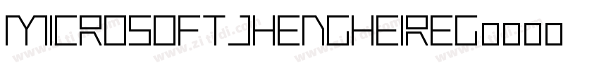 MicrosoftJhengHeiReg字体转换
