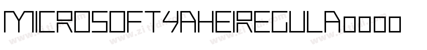 MicrosoftYaHeiRegula字体转换