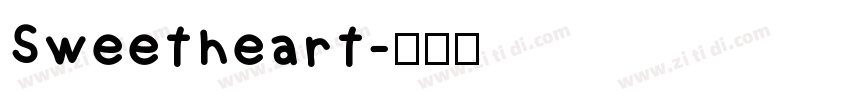 Sweetheart字体转换