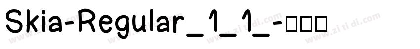Skia-Regular_1_1_字体转换