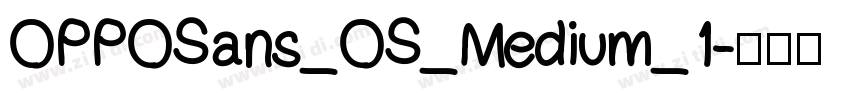OPPOSans_OS_Medium_1字体转换