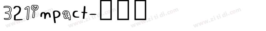 321impact字体转换