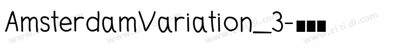 AmsterdamVariation_3字体转换