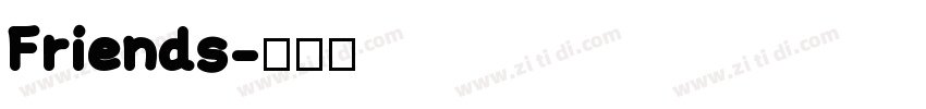 Friends字体转换