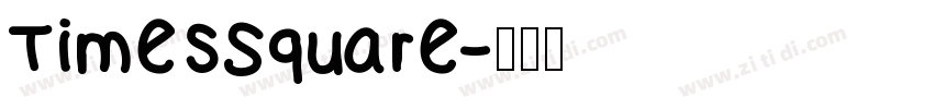 TimesSquare字体转换
