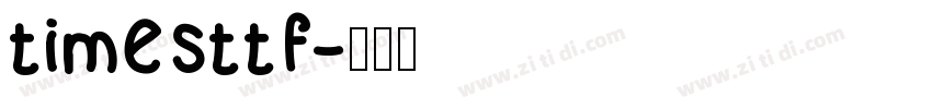 timesttf字体转换