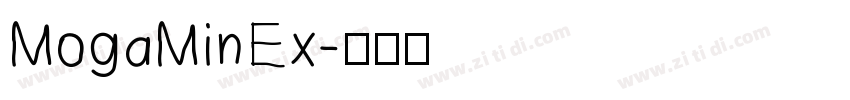 MogaMinEx字体转换