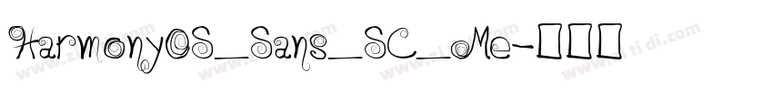 Harmony0S_Sans_SC_Me字体转换