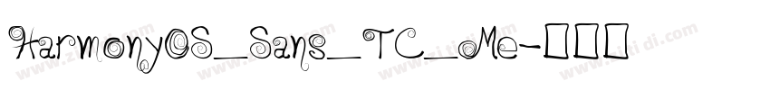 Harmony0S_Sans_TC_Me字体转换