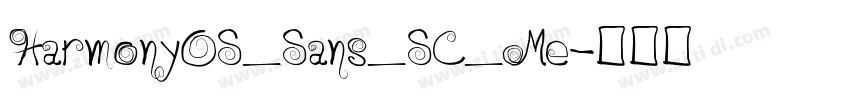 HarmonyOS_Sans_SC_Me字体转换