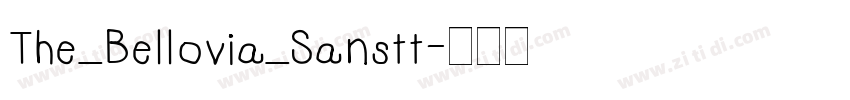 The_Bellovia_Sanstt字体转换