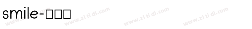 smile字体转换