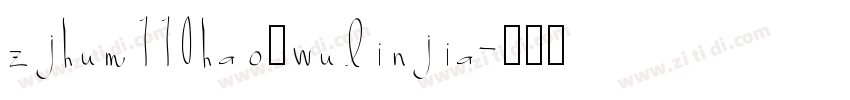 zjhum110hao—wulinjia字体转换