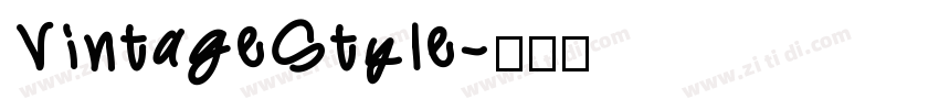 VintageStyle字体转换