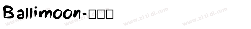 Ballimoon字体转换