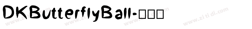 DKButterflyBall字体转换