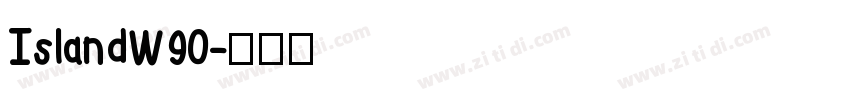 IslandW90字体转换