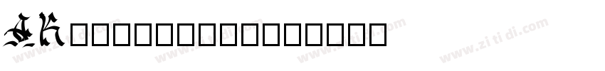 AKzidenzgrote字体转换