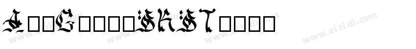A半天GardeBKBT字体转换