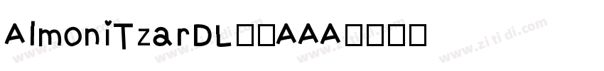 AlmoniTzarDL40AAA字体转换