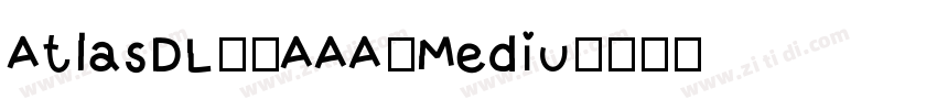 AtlasDL31AAA-Mediu字体转换