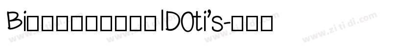 Bi本文来自标志情报局ID0ti’s字体转换