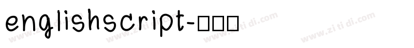 englishscript字体转换