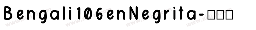 Bengali106enNegrita字体转换