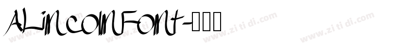 ALincolnFont字体转换