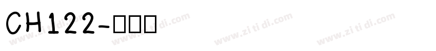 CH122字体转换
