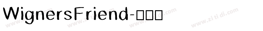 WignersFriend字体转换