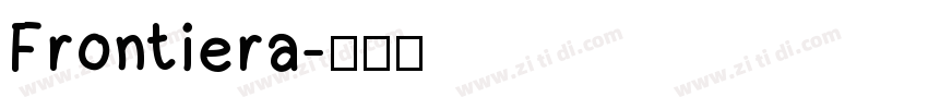 Frontiera字体转换