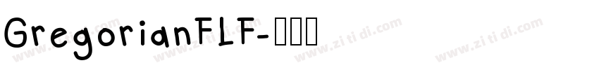 GregorianFLF字体转换