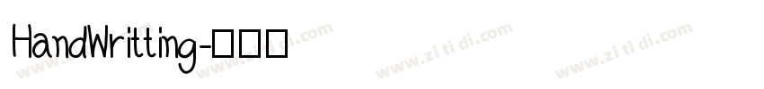 HandWritting字体转换