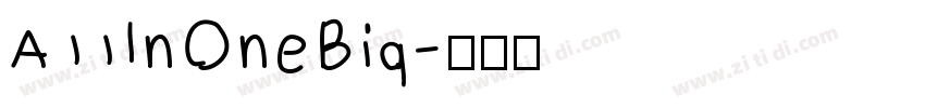 A11InOneBig字体转换