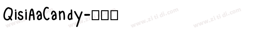 QisiAaCandy字体转换