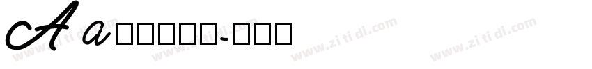 Aa诗歌明信片字体转换