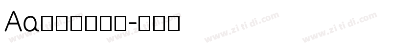 Aa血腥玛格丽特字体转换