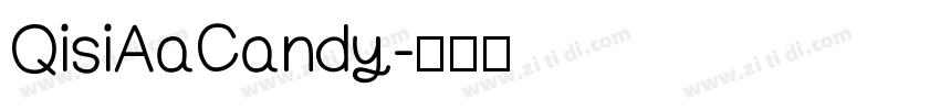 QisiAaCandy字体转换
