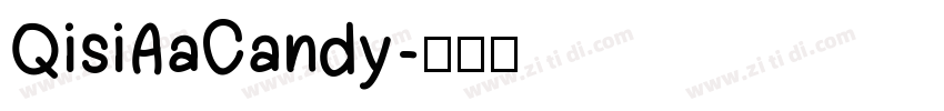 QisiAaCandy字体转换