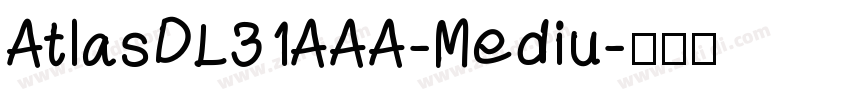 AtlasDL31AAA-Mediu字体转换