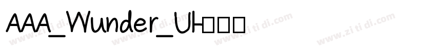 AAA_Wunder_UI字体转换