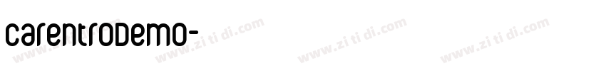 CarentroDEMO字体转换