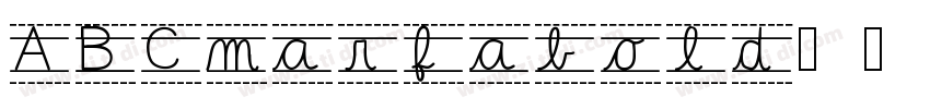 ABCmarfabold字体转换