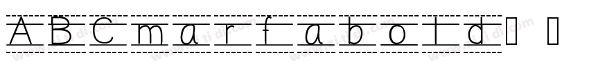 ABCmarfabold字体转换