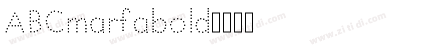 ABCmarfabold字体转换