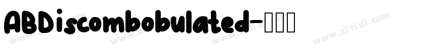 ABDiscombobulated字体转换