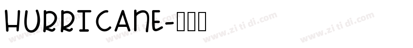 Hurricane字体转换