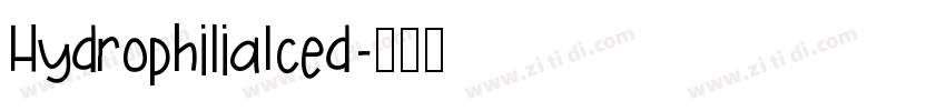 HydrophiliaIced字体转换